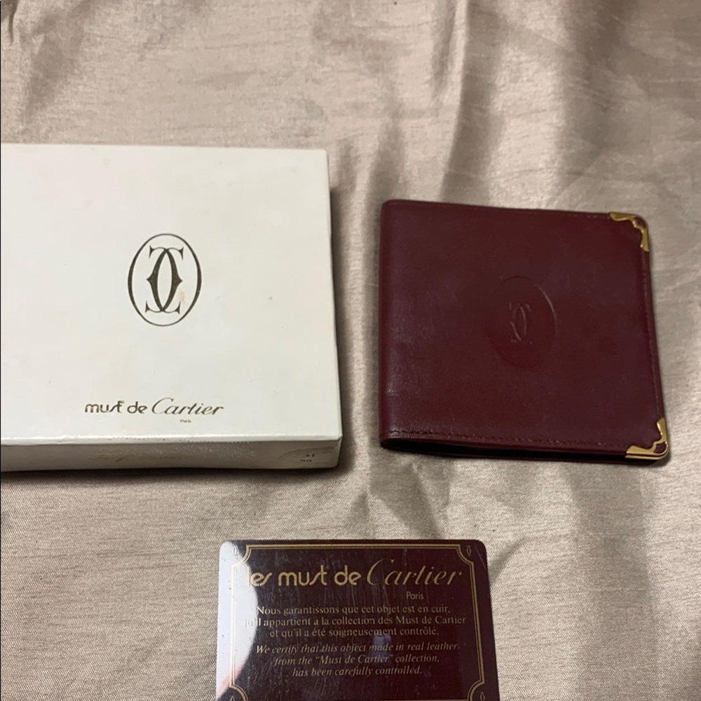 Cartier Men's Brown Leather EUC